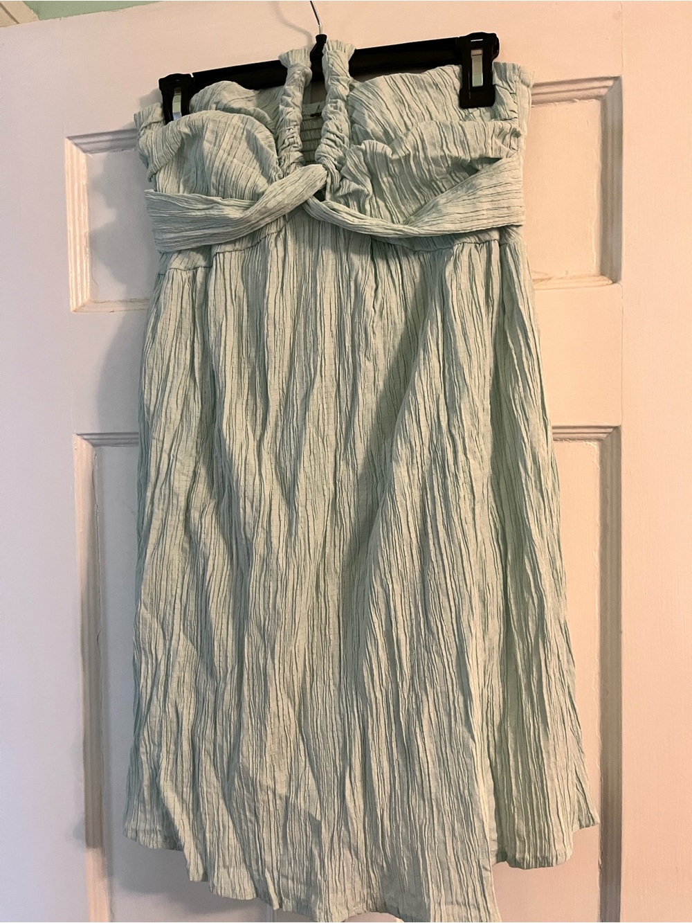 Strapless Light Mint Summer Dress